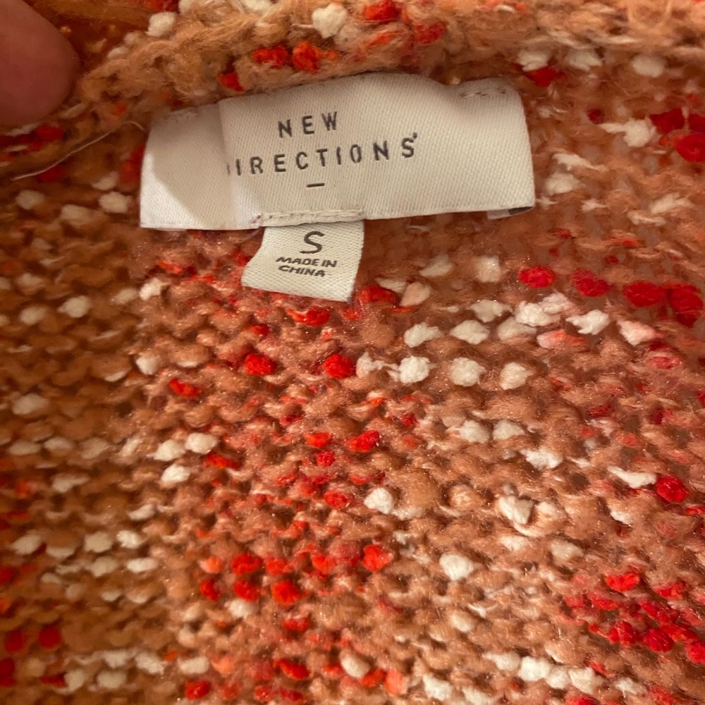 New Directions Multicolor Knit Cardigan - Picture 4 of 4